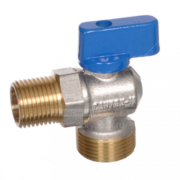 Кран для стиральной машины ComfortFactor D37-2 3144, угловой 1/2"x3/4"